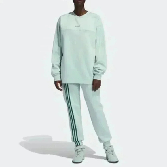 Ivy Park x adidas | 3 Stripe Gender Neutral Track Pants - Blue & Green / Sz S - Picture 2 of 8